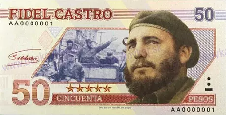 50 rubles Fidel Castro 2021 50 rubles Fidel Castro 2021
