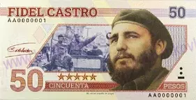 50 rubles Fidel Castro (2021)