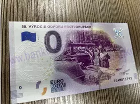 50.výročie odporu proti okupácii (EEAM 2018-1) reliéfna pečiatka