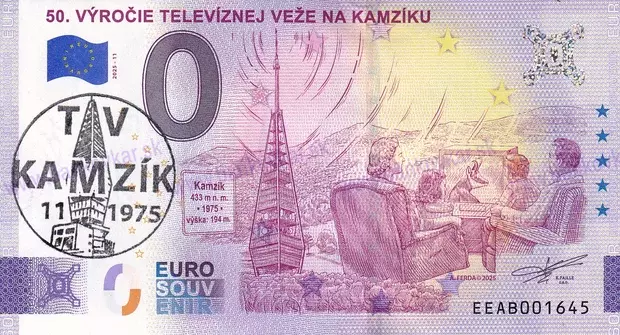 50.výročie tel.veže na KAMZÍKU EEAB 2025-11 autorská pečiatka