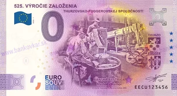 525.výročie založenia Thurzovsko-Fuggerovskej spoločnosti EECU 2020-1