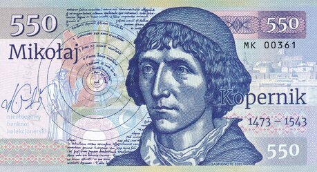 550 Mikolaj Koperník - Mikuláš Koperník podpis M.Gábriš