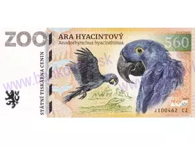 560 ZOO JIHLAVA (Ara hyacintový) 2026 560 ZOO JIHLAVA (Ara hyacintový) 2026