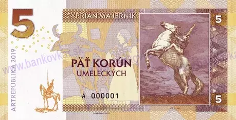 5 Korún 2019 Cyprian Majerník