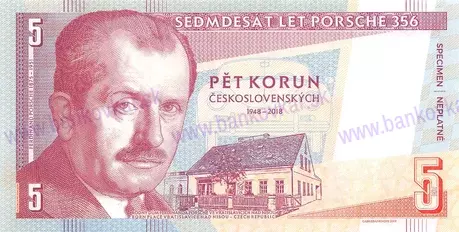 5 Korun 2019 Ferdinand Porsche