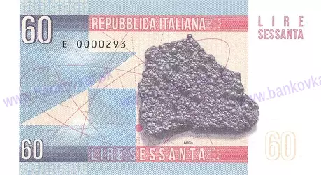 60 Lire 2016 Enrico Fermi