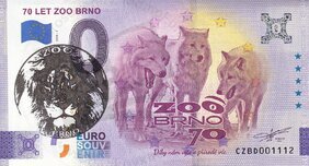 70 let ZOO Brno (CZBD 2023-1) pečiatka lev