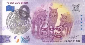 70 let ZOO Brno (CZBD 2023-1) pečiatka tiger