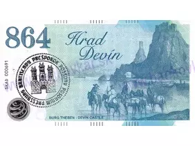864 Hrad Devín-Ľudovít Štúr (SKAD 2023) pečiatka čierna BA