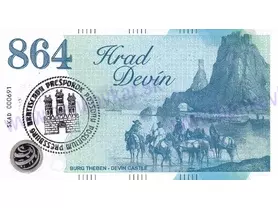 864 Hrad Devín-Ľudovít Štúr (SKAD 2023) pečiatka čierna BA