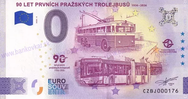 90 LET PRVNÍCH PRAŽSKÝCH TROLEJBUSŮ (CZBJ 2026-4 90 LET PRVNÍCH PRAŽSKÝCH TROLEJBUSŮ (CZBJ 2026-4