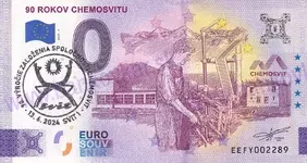 90 rokov CHEMOSVITU (EEFY 2024-1) pečiatka