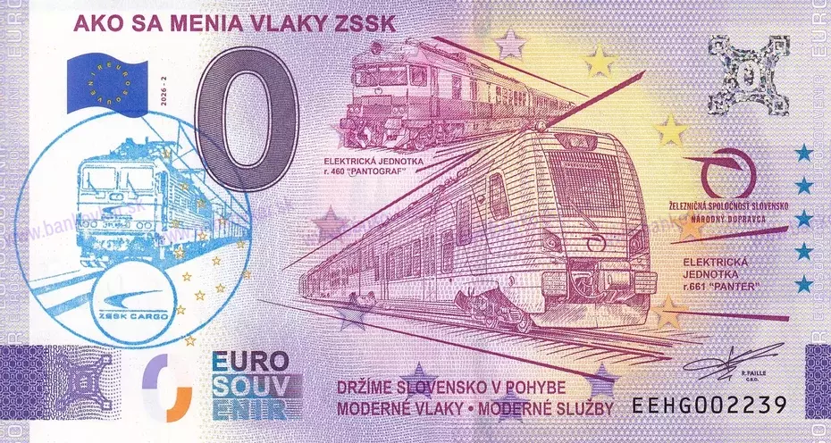 Ako sa menia vlaky ZSSK 2 EEHG 2026-2 peč-EL