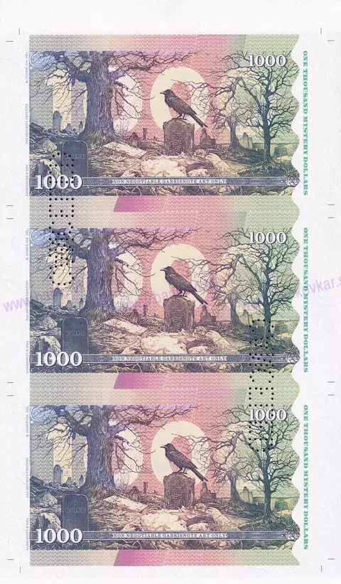 Arch 1000 Mystery Dollars E.A.Poe 2024 CANCELED