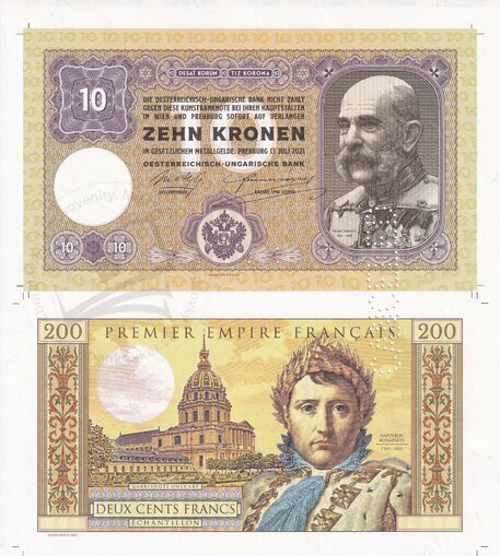 Arch 10 Kronen Franz Joseph/200 Francs Napoléon