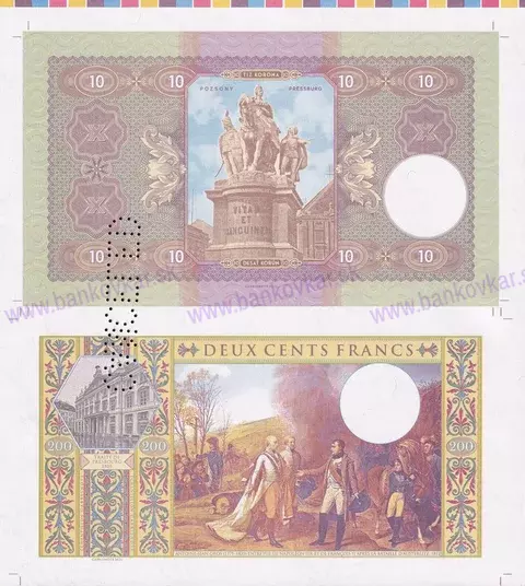 Arch 10 Kronen Franz Joseph/200 Francs Napoléon