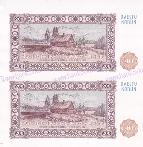 Arch malý 200 korún SVK