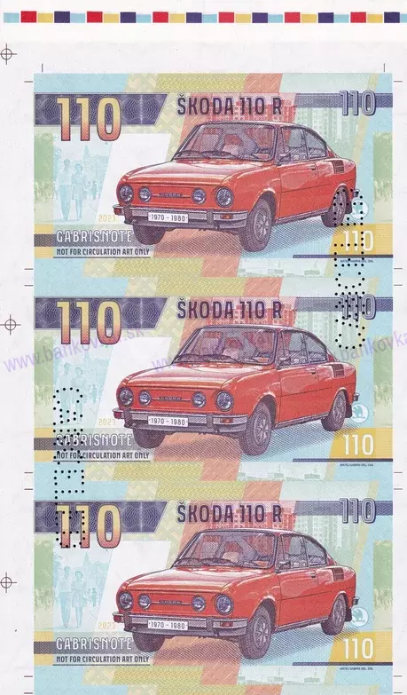 Arch Škoda 110 R coupé2023CANCELED bez číslovača