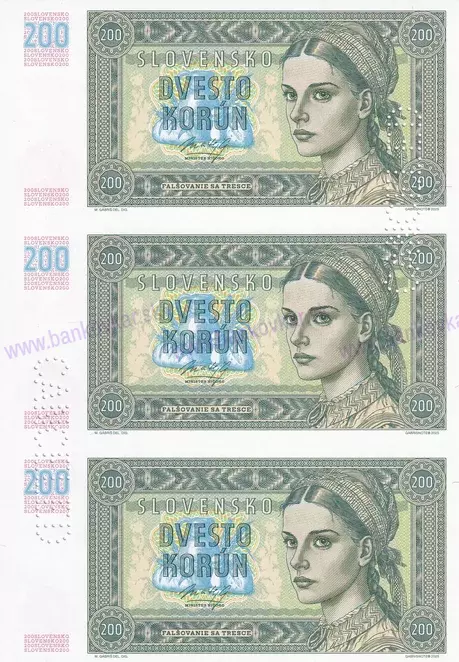 Arch veľký 200 korún SVK