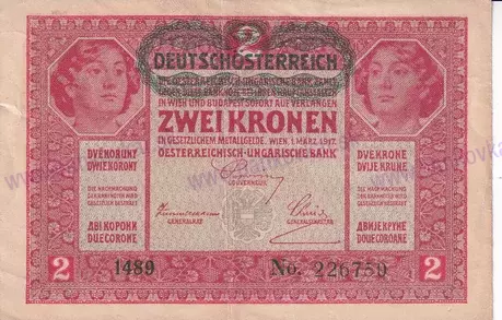 Bankovka-neperforovaná (stav 1/2)