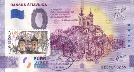 Banská Štiavnica EECT 2020-1 známka+peč.