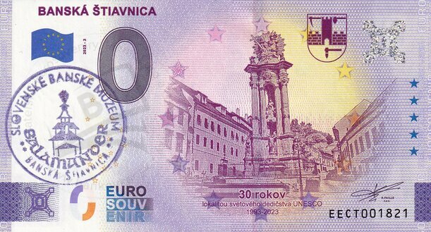 Banská Štiavnica EECT 2023-2 pečiatka fialová