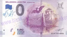 Belianska jaskyňa (EEAT 2018-1) podpis M.Gábriš
