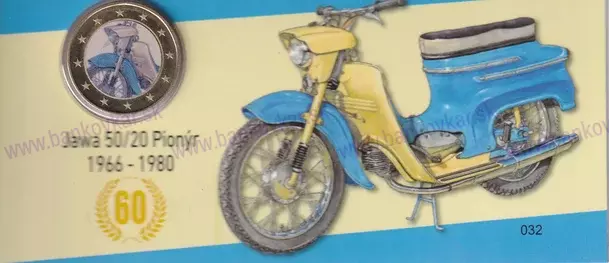 Blister JAWA 50/20 PIONÝR 1966-1980