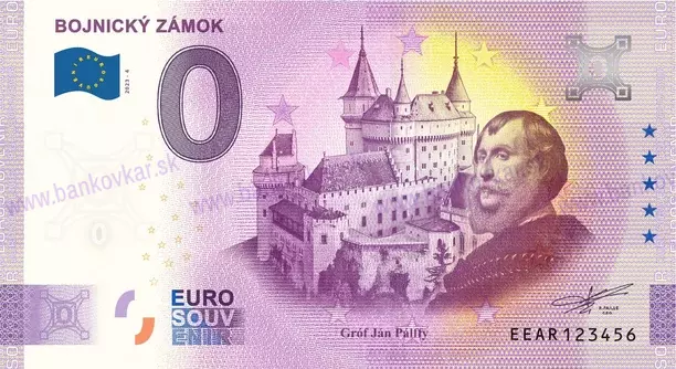 Bojnický zámok - gróf J.Pálffy EEAR 2023-4
