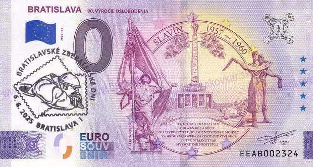 BRATISLAVA 80.výročie oslobodenia EEAB 2025-10 peč.BZD2025 pofis