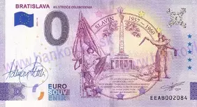 BRATISLAVA 80.výročie oslobodenia (EEAB 2025-10) podpis A.Ferda