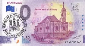 BRATISLAVA - kostol sv. Alžbety (EEAB 2025-12) pečiatka BA