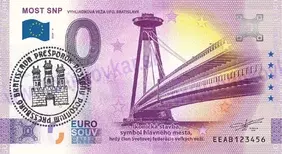 Bratislava Most SNP II. (EEAB 2024-8) UFO - DOTLAČ 2024 - pečiatka Bratislava