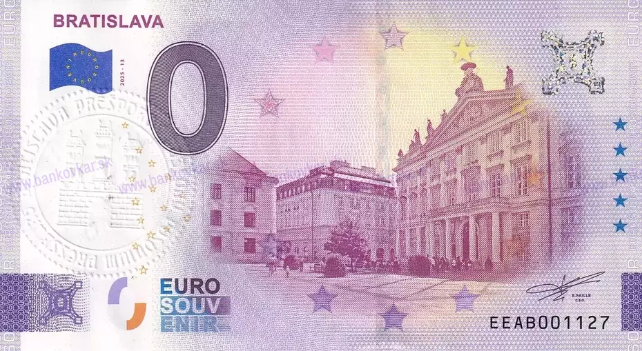 BRATISLAVA - Primaciálny palác EEAB 2025-13 reliéfna peč.