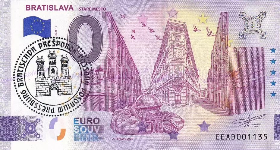 BRATISLAVA - Staré Mesto - Čumil EEAB 2025-7 DOTLAČ 2025