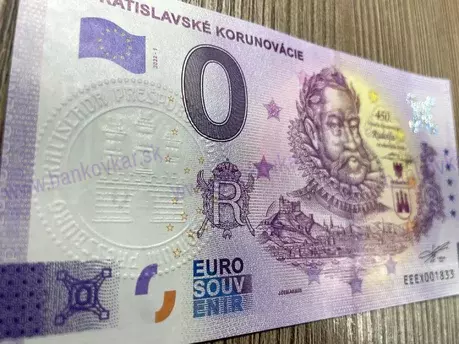 Bratislavské korunovácie EEEX 2022-1 reliéfna pečiatka