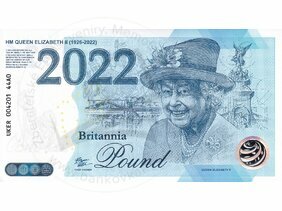 Britania 1926÷2022 Pound A0 (UKER 44A0) Queen Elizabeth II.