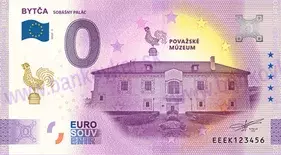 BYTČA Sobášny palác s logom Považ. múzea (EEEK 2024-5) GOLD
