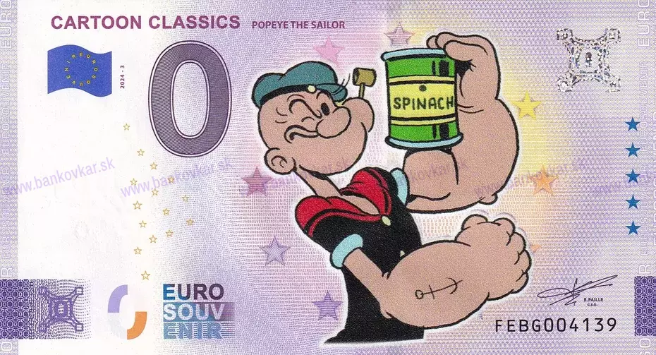 Cartoon Classics Popeye the Sailor FEBG 2024-3