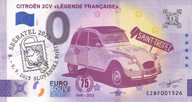 Citroën 2CV CZBF 2023-1 pečiatka Sběratel 2023 Citroën 2CV CZBF 2023-1 pečiatka Sběratel 2023