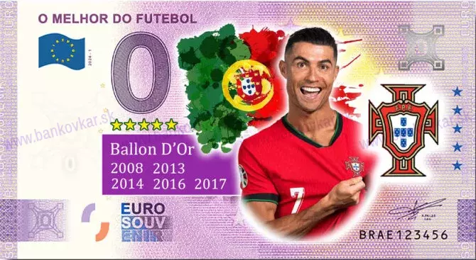 CRISTIANO RONALDO KOLOR 2024-1 BALLON DOr