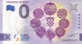 Croatian 25 Kuna (HRAE 2022-1)
