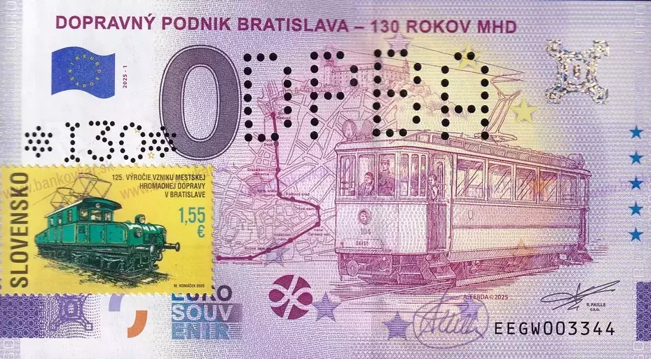Dopravný podnik Bratislava (EEGW 2025-1) 130 rokov MHD