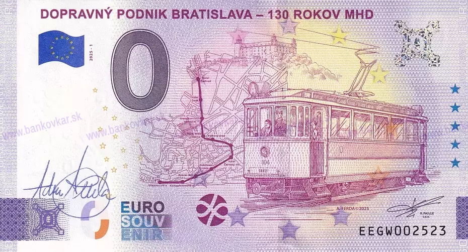 Dopravný podnik Bratislava (EEGW 2025-1) 130 rokov MHD