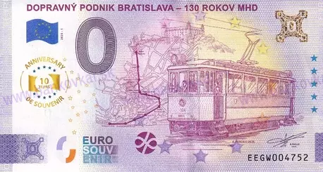 Dopravný podnik Bratislava (EEGW 2025-1) 130 rokov MHD