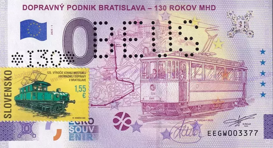 Dopravný podnik Bratislava (EEGW 2025-1) 130 rokov MHD