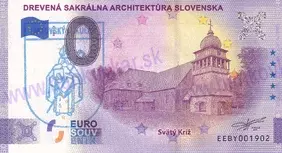 Drevená sakrálna architektúra Slovenska (EEBY 2021-2) Svätý Kríž pečiatka