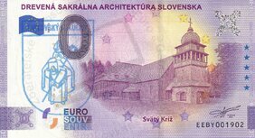 Drevená sakrálna architektúra Slovenska (EEBY 2021-2) Svätý Kríž pečiatka