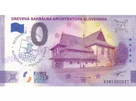 Drevená sakrálna architektúra Slovenska (EEBY 2021-3) Kežmarok pečiatka