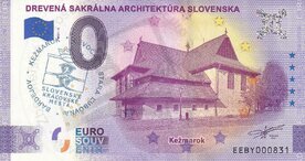 Drevená sakrálna architektúra Slovenska (EEBY 2021-3) Kežmarok pečiatka
